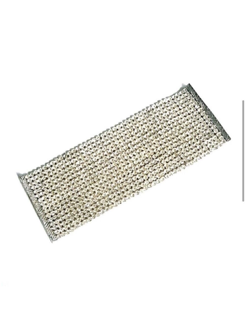 Sparkling Diamonds Rhinestones Magnetic Clasp Bracelet